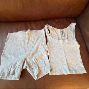 Skims Rib Tank and Boxer Set